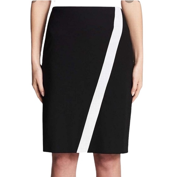 Calvin Klein Dresses & Skirts - NWT❣️Calvin Klein Black/White Pencil Skirt Sz. 4